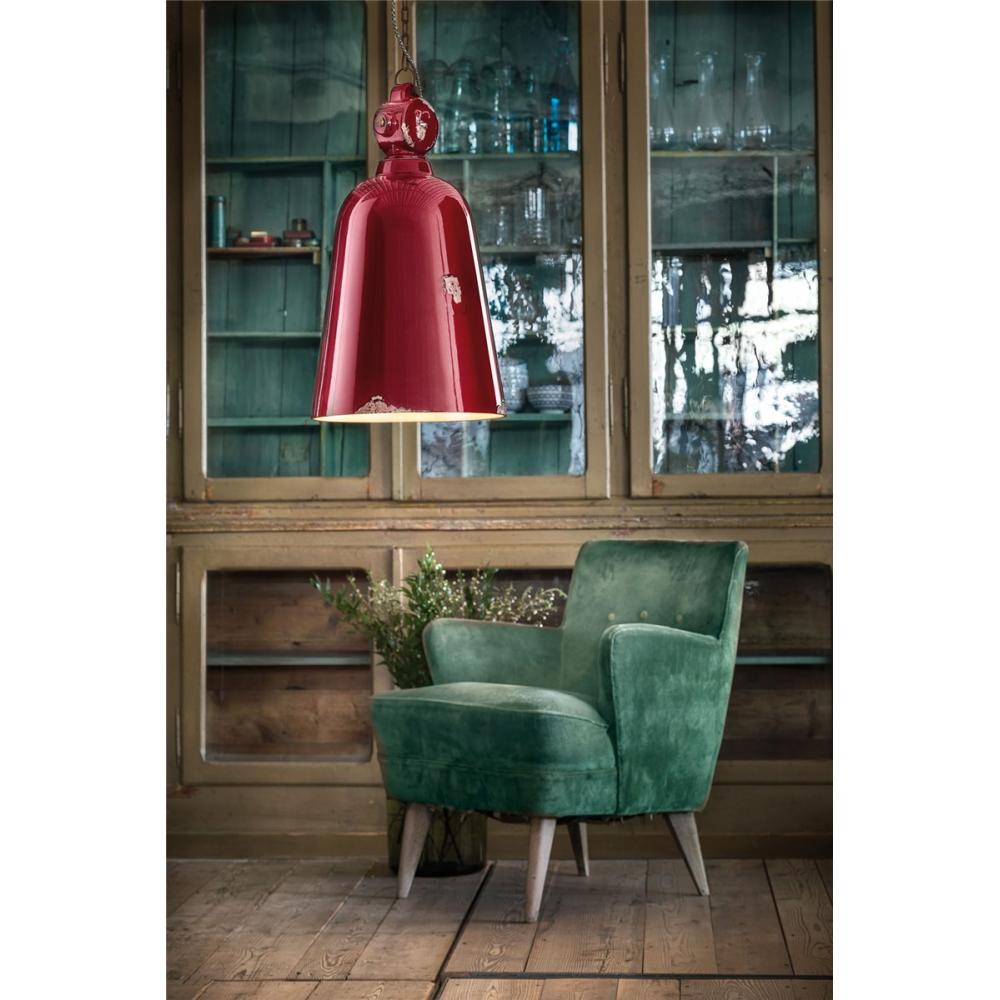 piros retro vintage industrial keramia bordo fuggesztek lampa ferroluce retro konyha nappali design antikolt kezzel festett fiatalos bohem loft stilusu lampak formavivendi.jpg